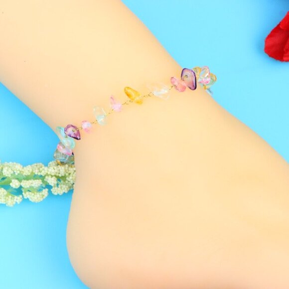 Elegant Handmade Anklet – Perfect for Women & Girls | Ideal Gift Option, DYC1307 - Picture 2 of 7